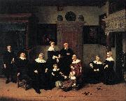 Adriaen van ostade Family portrait. china oil painting artist